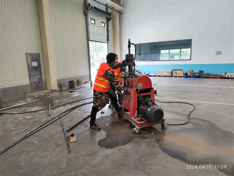 渭南厂房地面下沉塌陷注浆加固施工